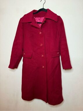 Fashionbilt Classic Women's Red Wool Coat